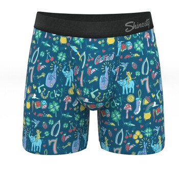 The Lucky Duck | Lucky Symbols Ball Hammock® Pouch Underwear With Fly front