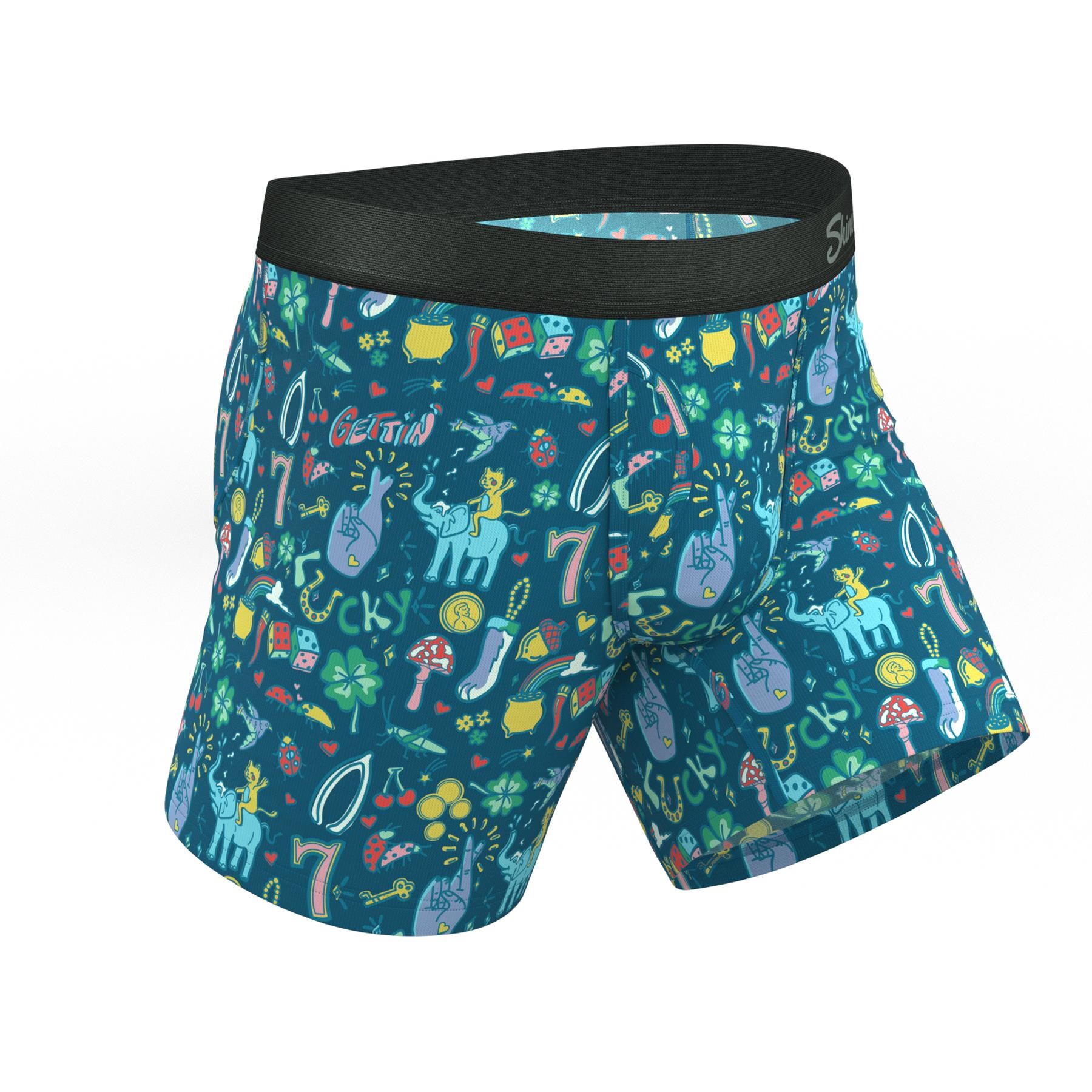 The Lucky Duck | Lucky Symbols Ball Hammock® Pouch Underwear With Fly