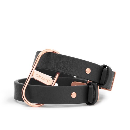 Crave Icon Leather Cuffs black shot 2