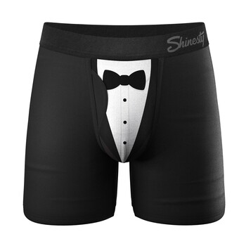 The 009 | Black Tuxedo Ball Hammock® Pouch Underwear With FlyBlack Tuxedo Ball Hammock® Pouch Underw
