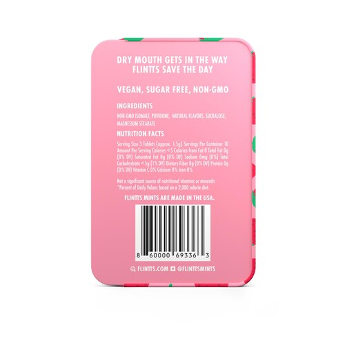Flintts Mouthwatering Mints strawberry