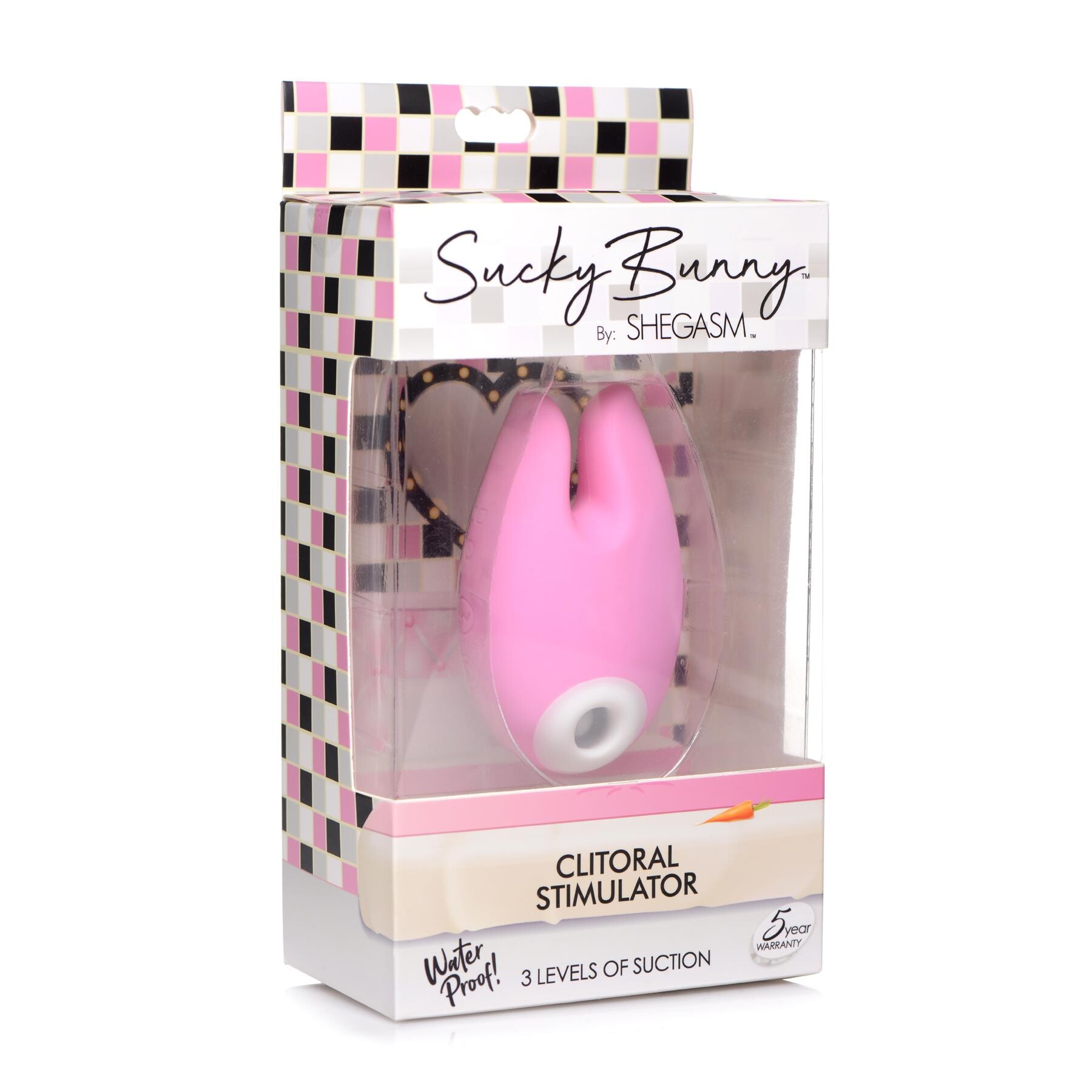 Shegasm Sucky Bunny Clit Stimulator - Packaging Shot