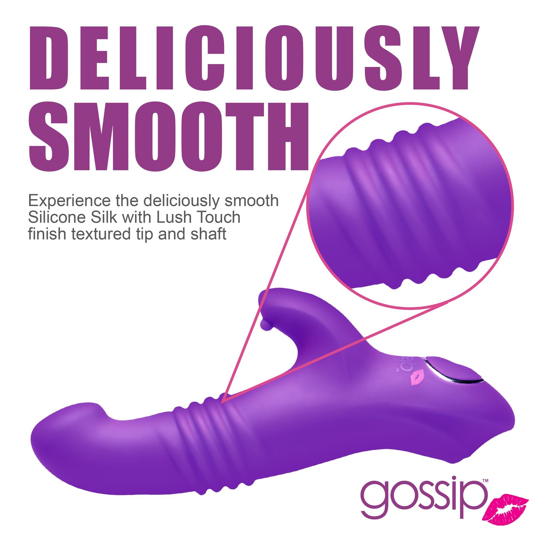 Blaster 10X Thrusting Vibrator - Close Up on Thruster