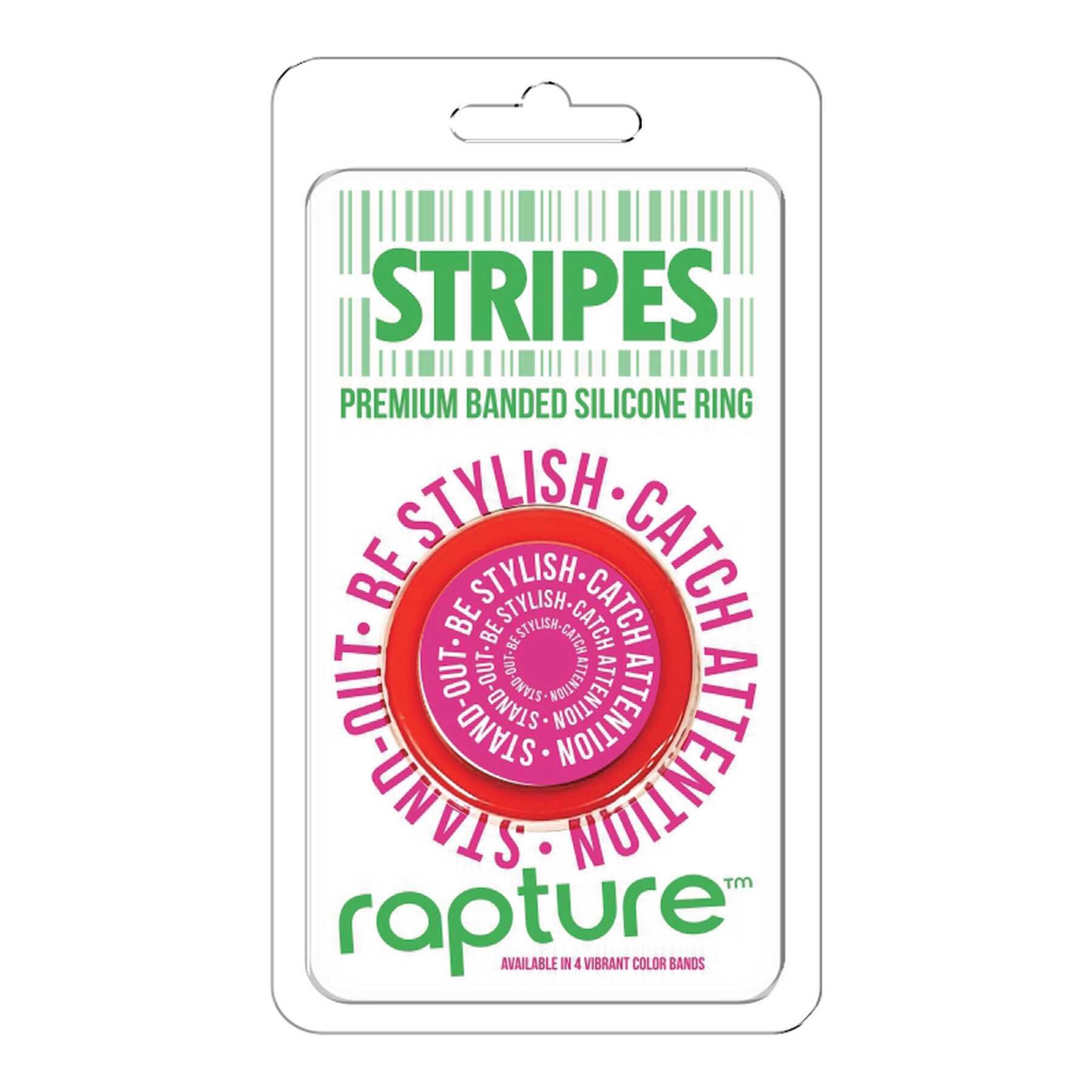 Stripes Glow In the Dark Cock Ring front of package