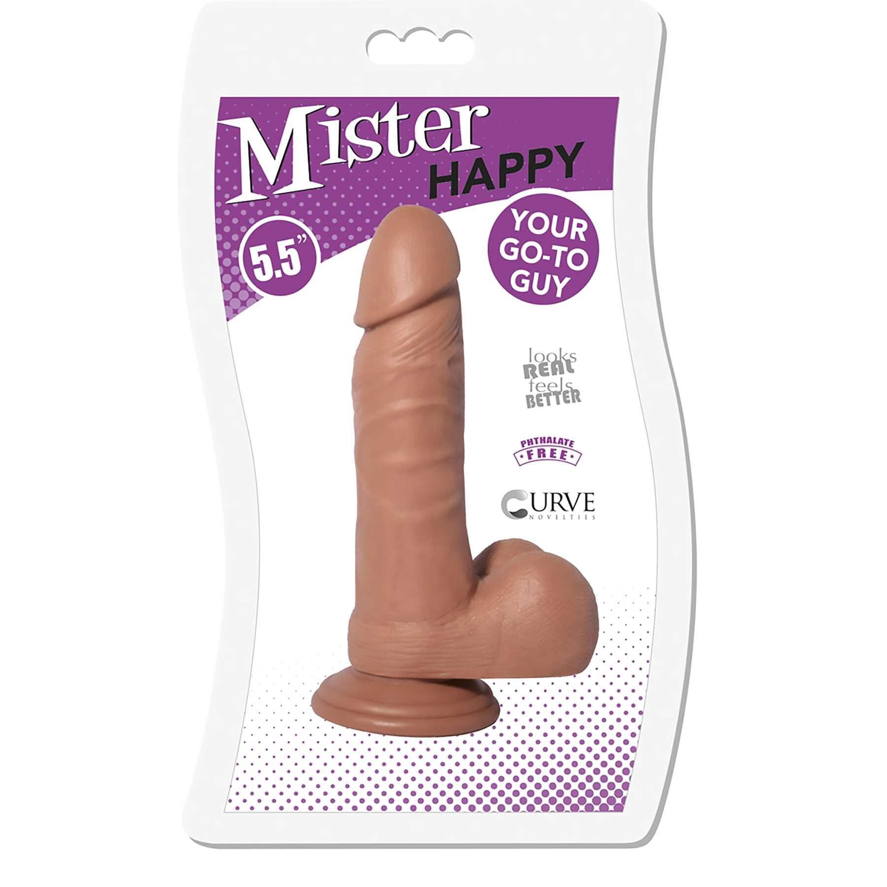 Mister Happy 5.5 Inch Dildo w/Balls package