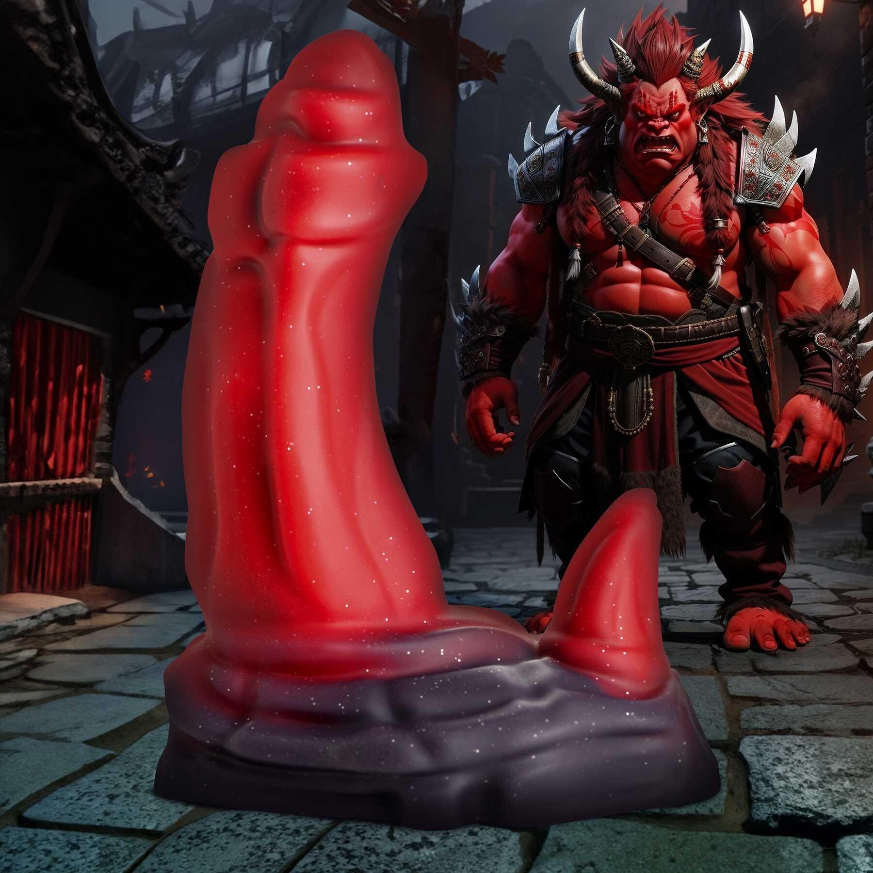 CREATURE COCKS OGRE SILICONE DILDO mood image #2