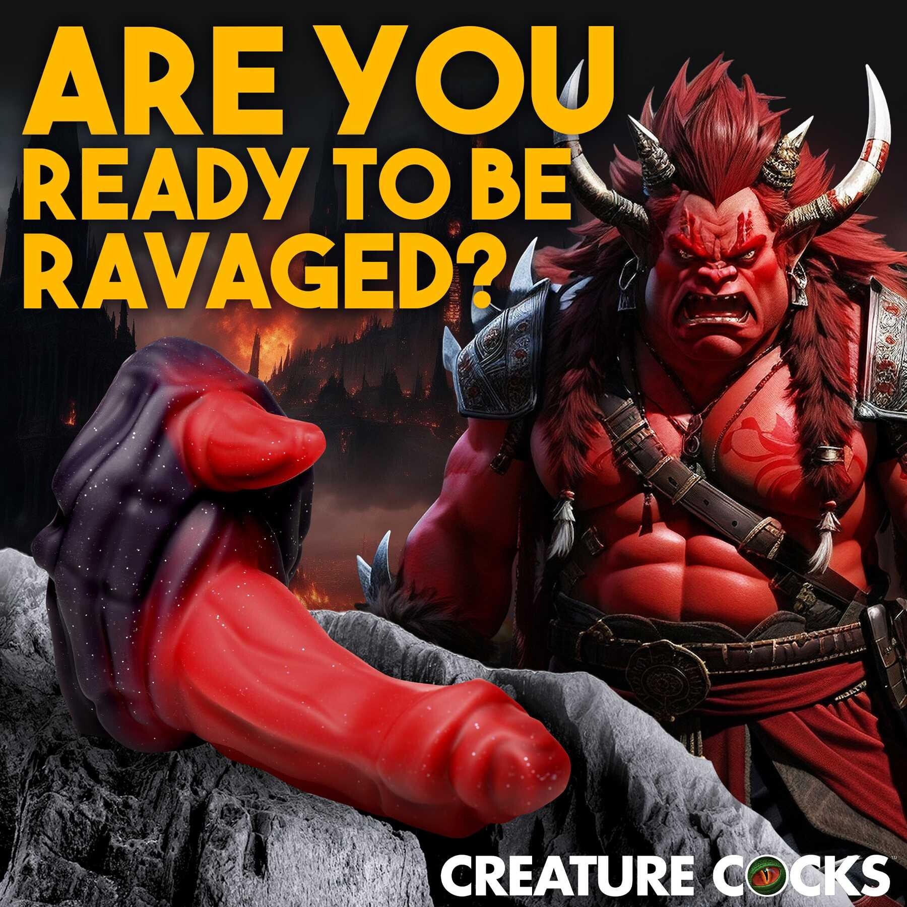CREATURE COCKS OGRE SILICONE DILDO mood image #4