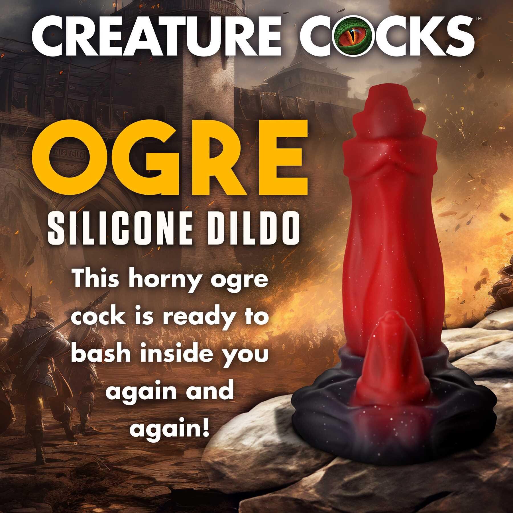 CREATURE COCKS OGRE SILICONE DILDO mood image #5