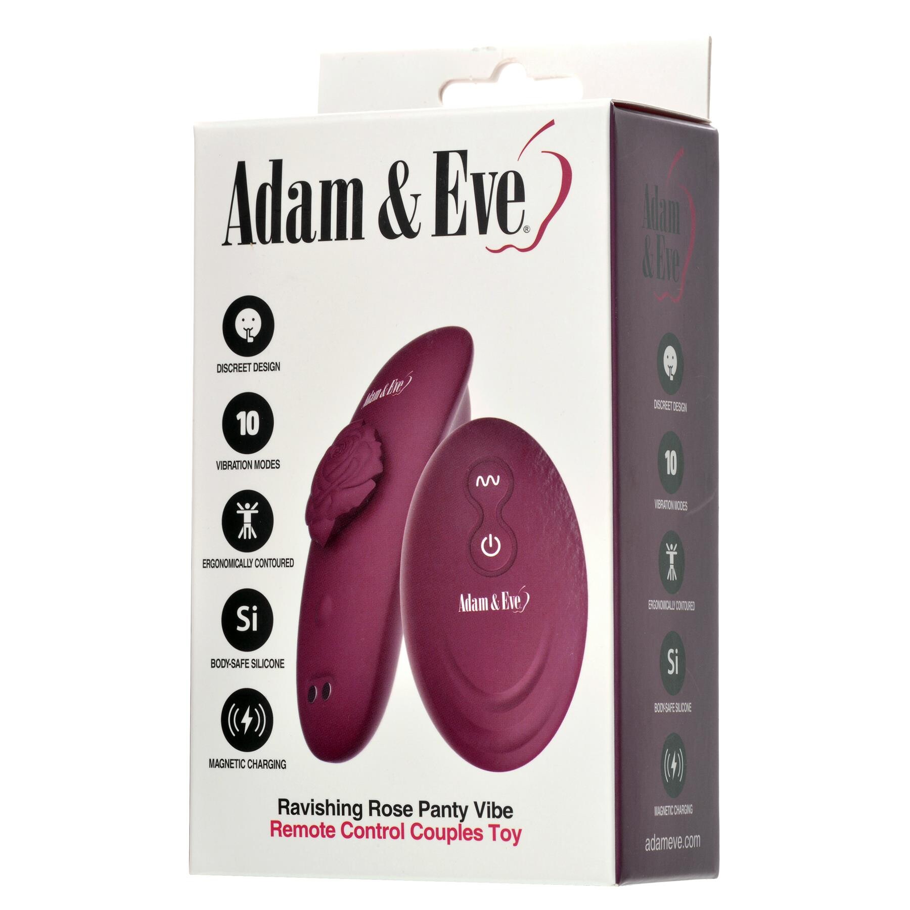 Adam & Eve Remote Control Rose Panty Vibrator - Packaging