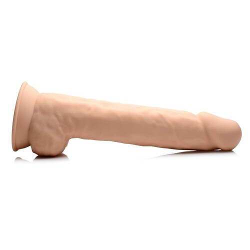 FLESHSTIXXX 10 SILICONE DILDOS w/BALLS side view