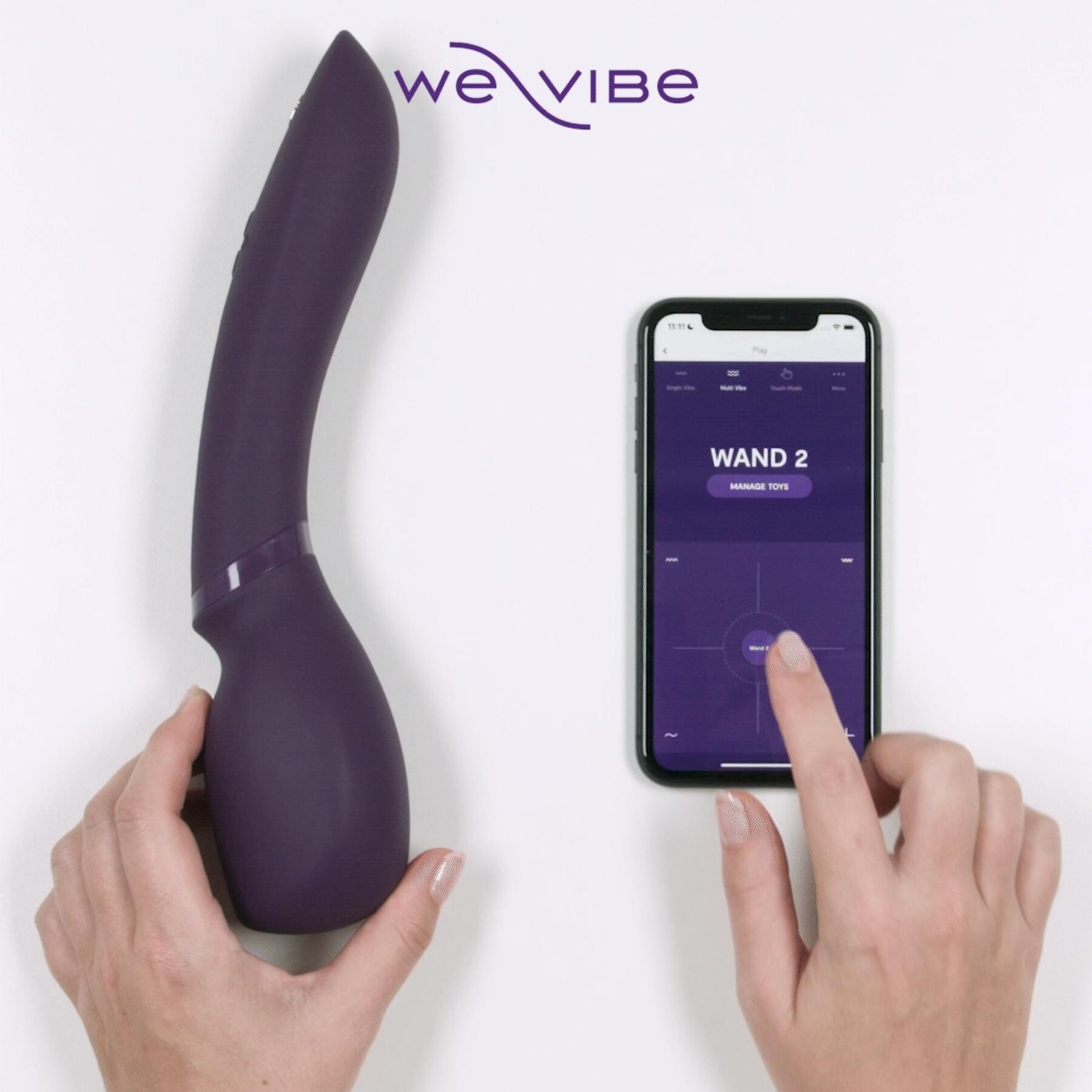 We-Vibe Wand 2 App Enabled Wand Massager - With App