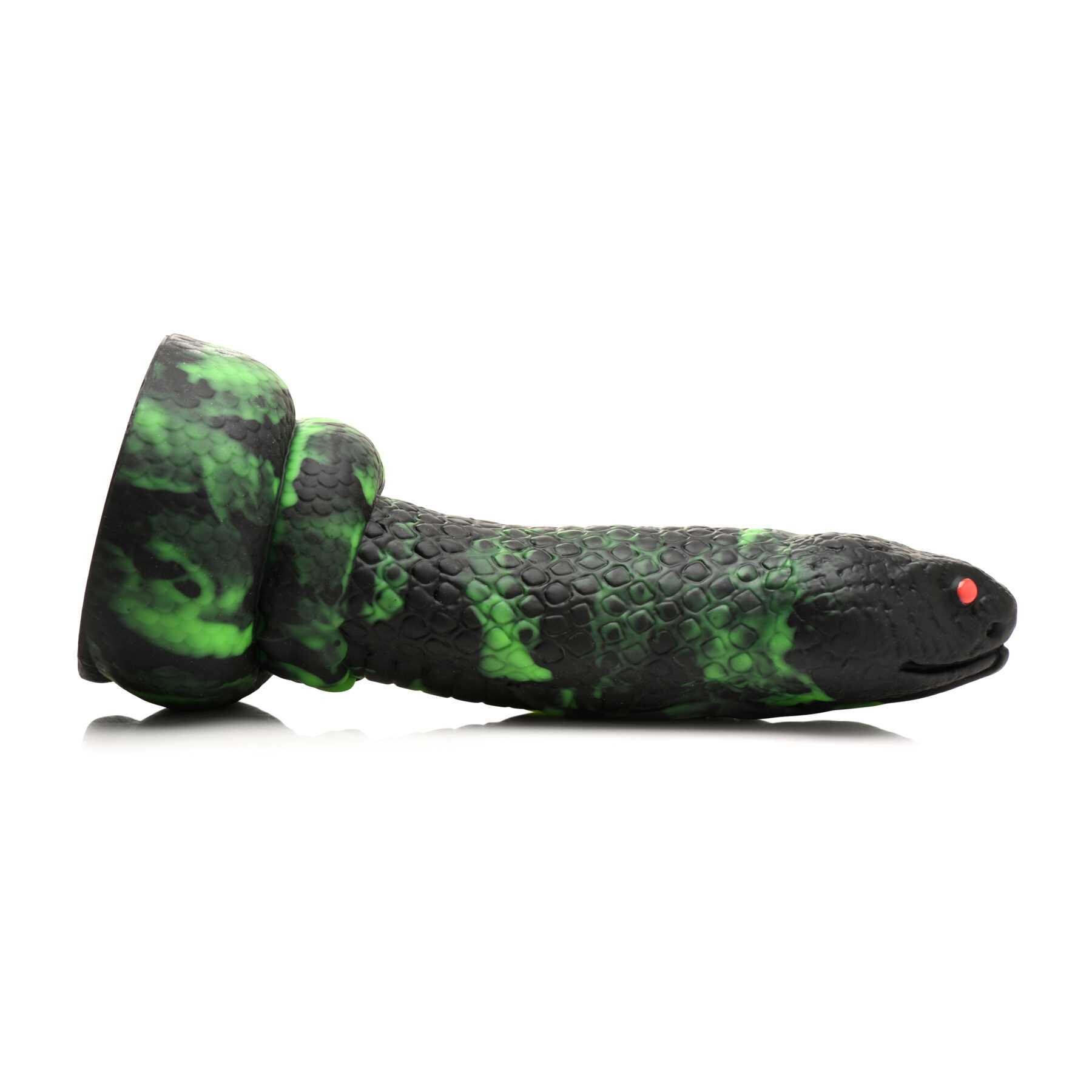 CREATURE COCKS PYTHON SILICONE DILDO side view