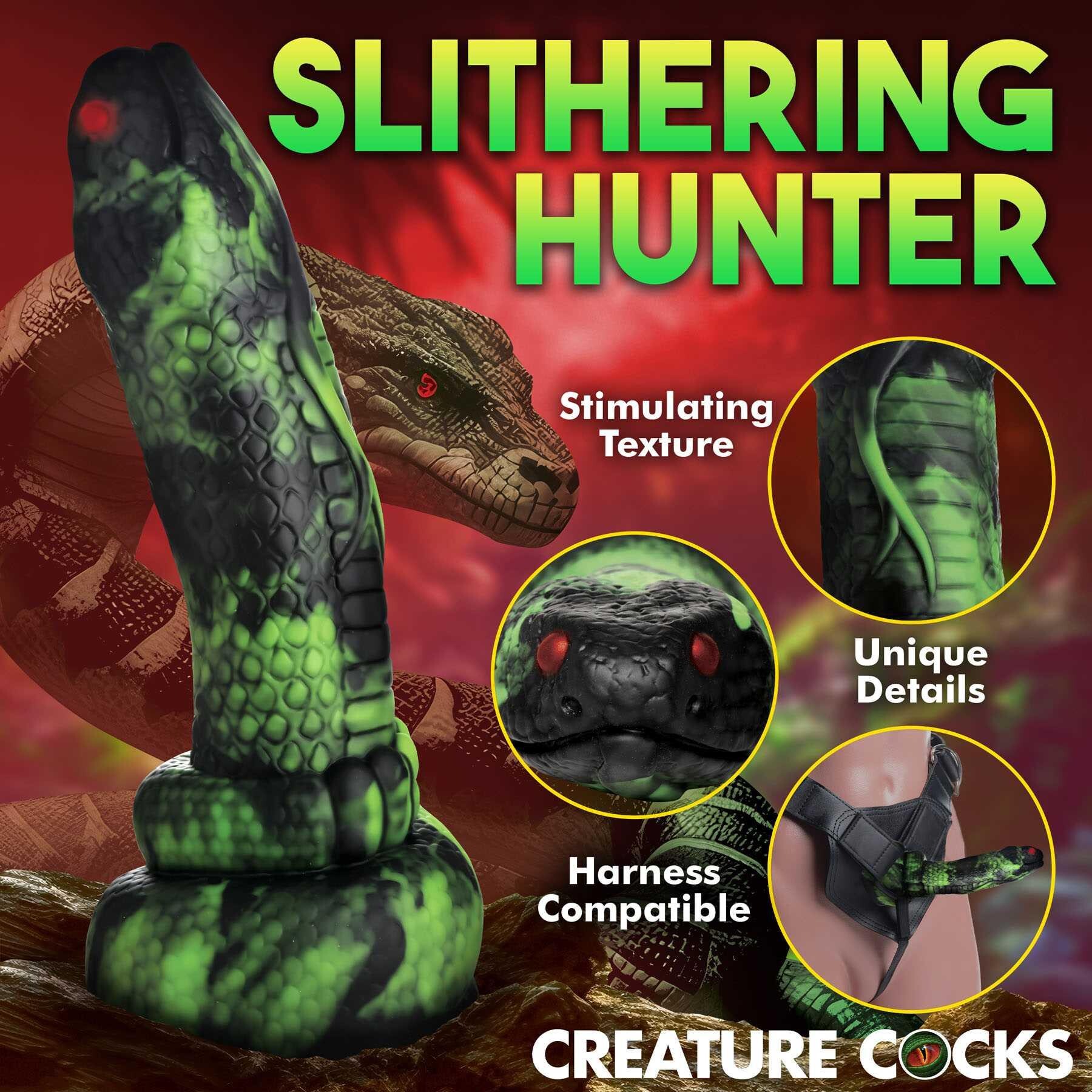 CREATURE COCKS PYTHON SILICONE DILDO mood image #4