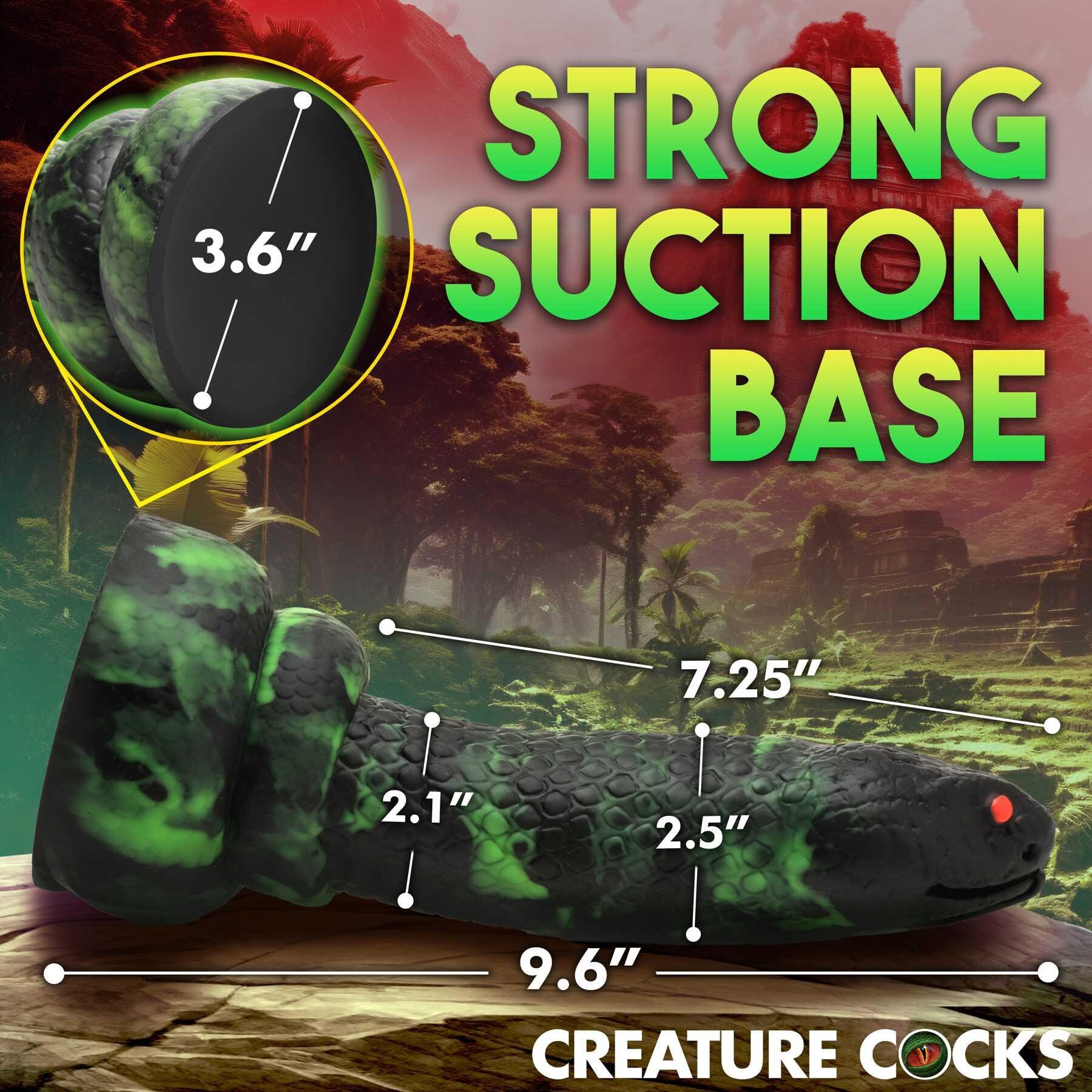 CREATURE COCKS PYTHON SILICONE DILDO mood image #5