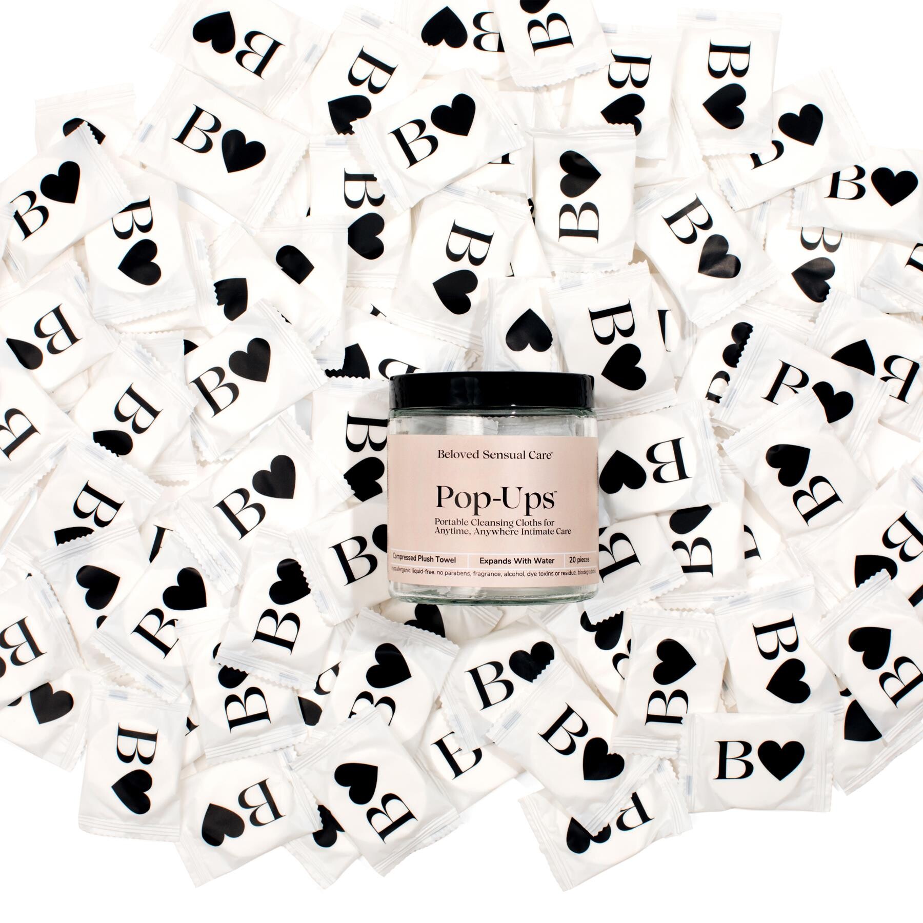 Pop-Ups ™ bottle with samples