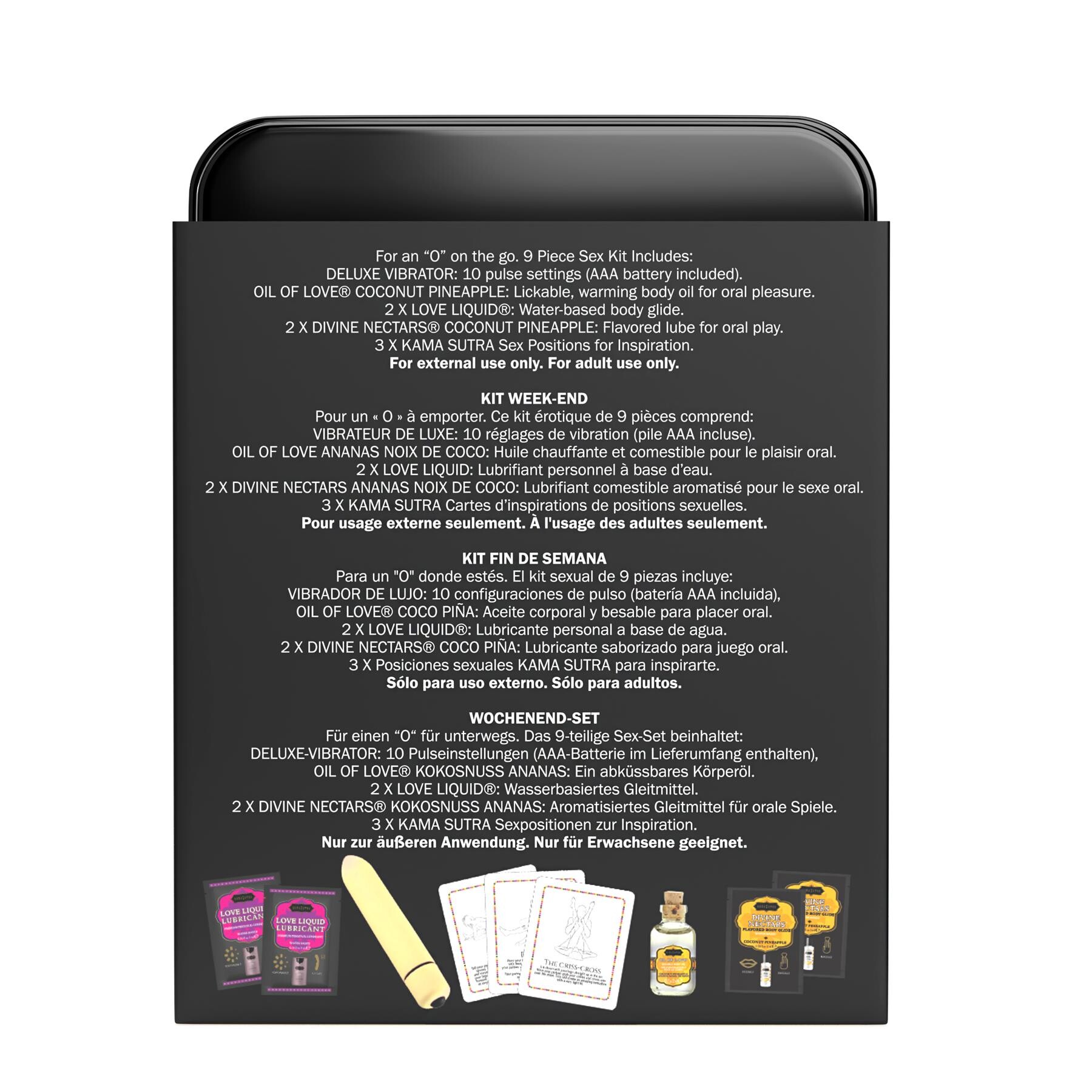 VIBE WEEKENDER KIT Coconut pineapple