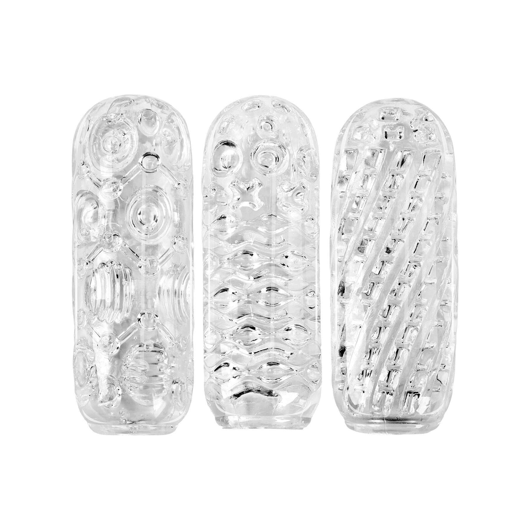 ADAM'S CRYSTAL TRIO straight shot of all 3