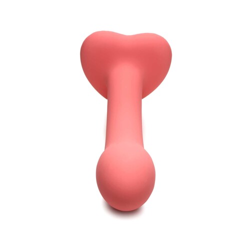 Simply Sweet G-Spot Silicone Dildo laying on table