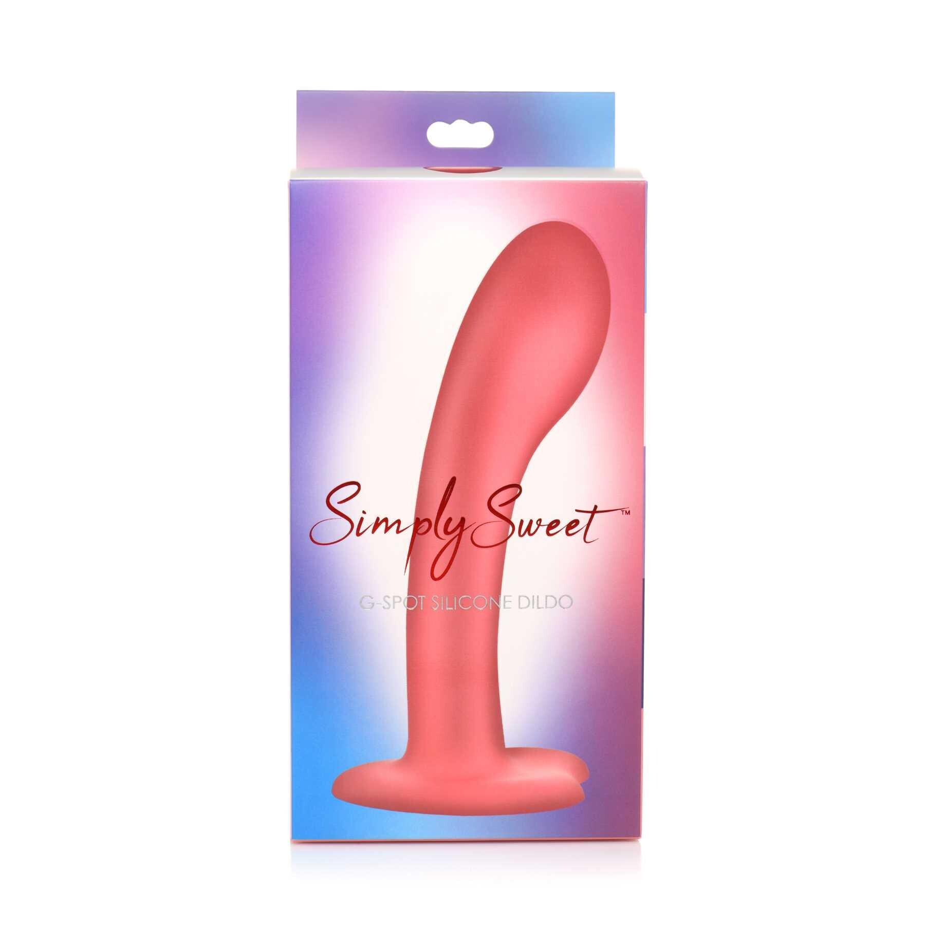 Simply Sweet G-Spot Silicone Dildo box
