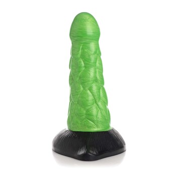 Creaturecocks Radioactive Reptile Thick Scaly Silicone Dildo