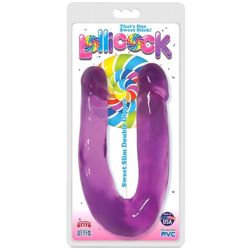 LOLLICOCK DOUBLE DIPPER DILDO purple package