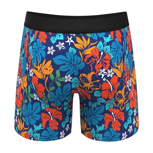 THE GET LEI'D | NAUGHTY TROPICAL BALL HAMMOCK® POUCH UNDERWEAR WITH FLY back
