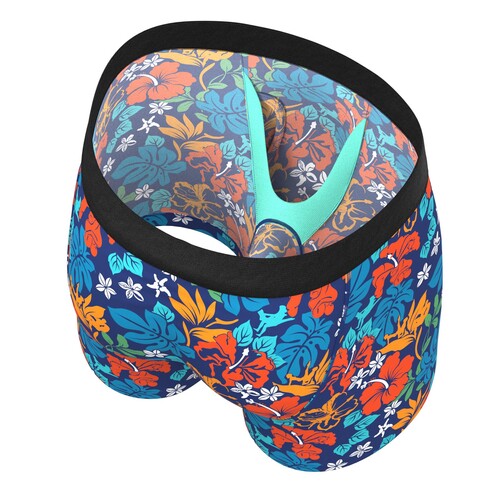 THE GET LEI'D | NAUGHTY TROPICAL BALL HAMMOCK® POUCH UNDERWEAR WITH FLY inside