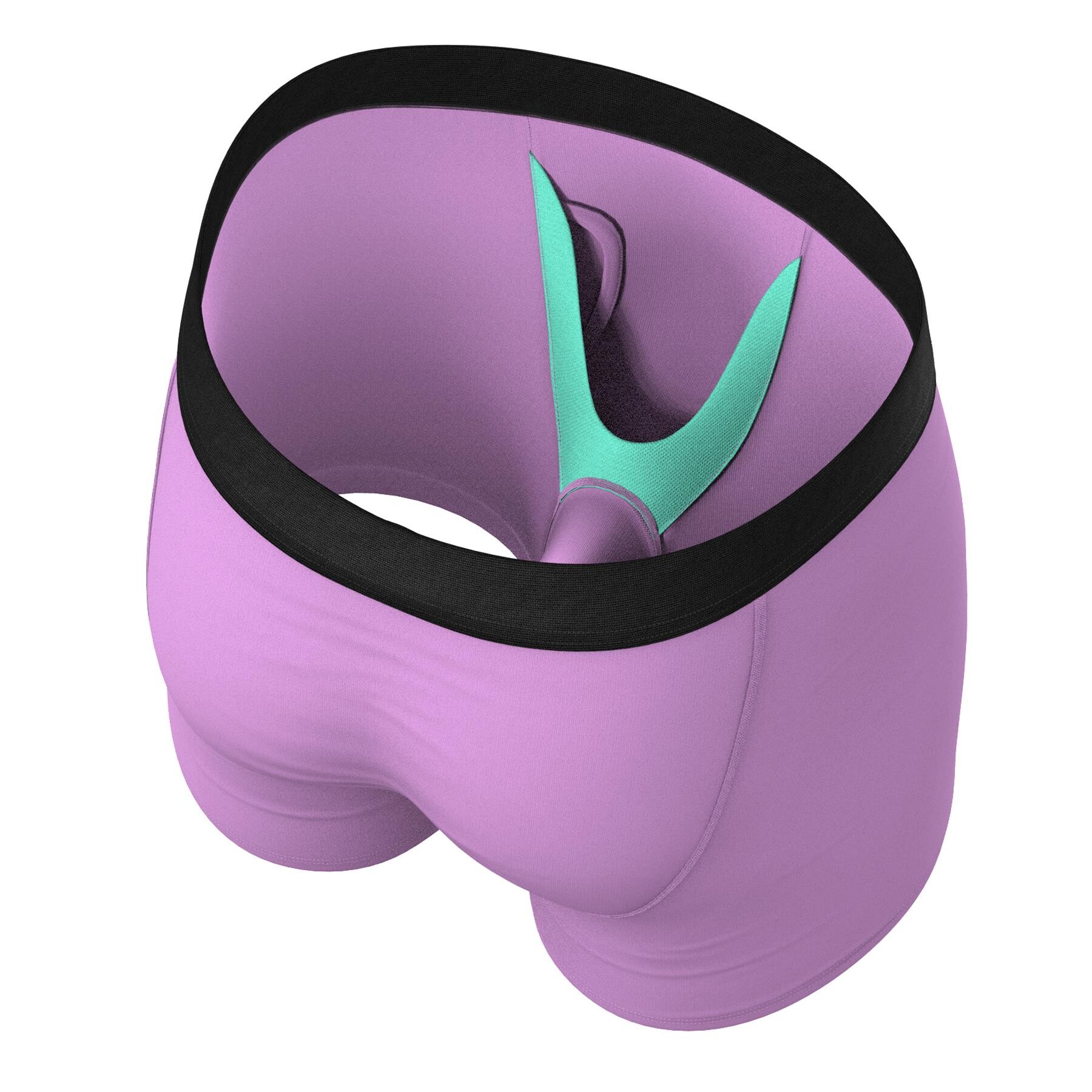 THE DOUBLE ENTENDRE | EGGPLANT BALL HAMMOCK® POUCH UNDERWEAR WITH FLY inside