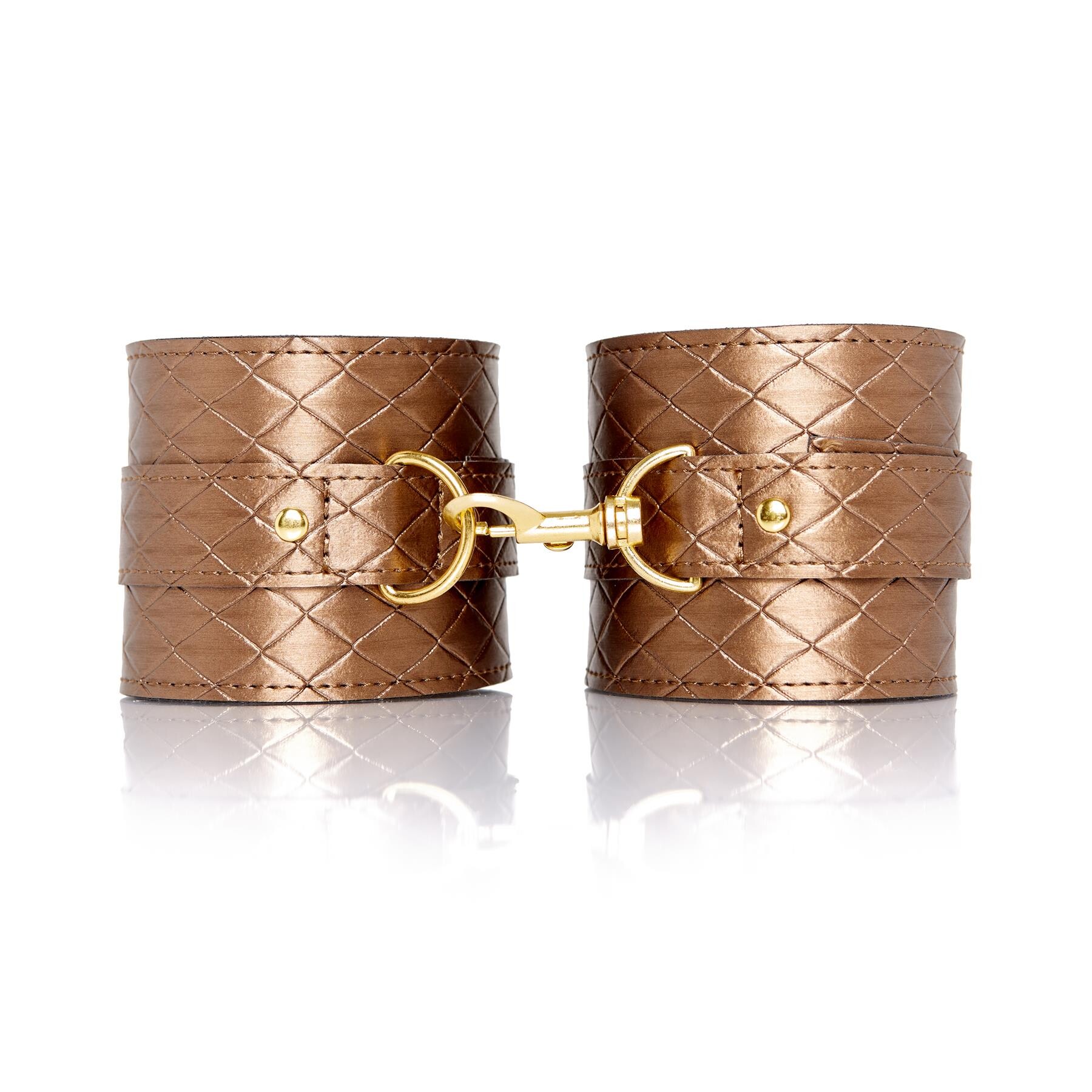 The Infatuation Bronze Ankle Cuffs view 2