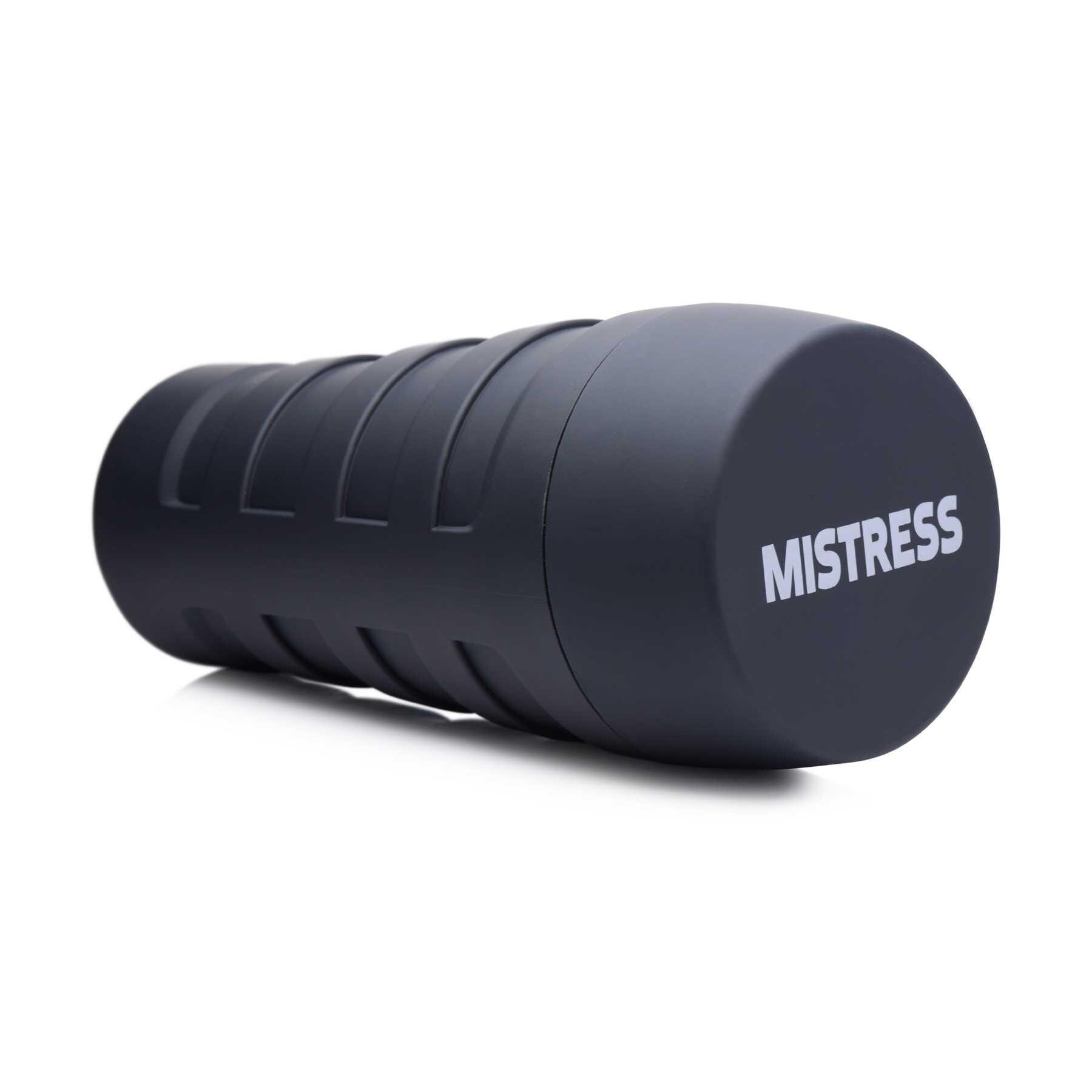 Tia Deluxe Ass Stroker side view with cap on