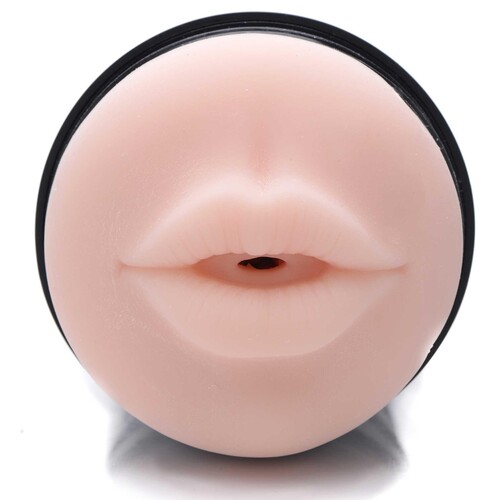 Dani Deluxe Mouth Stroker close up of entry end