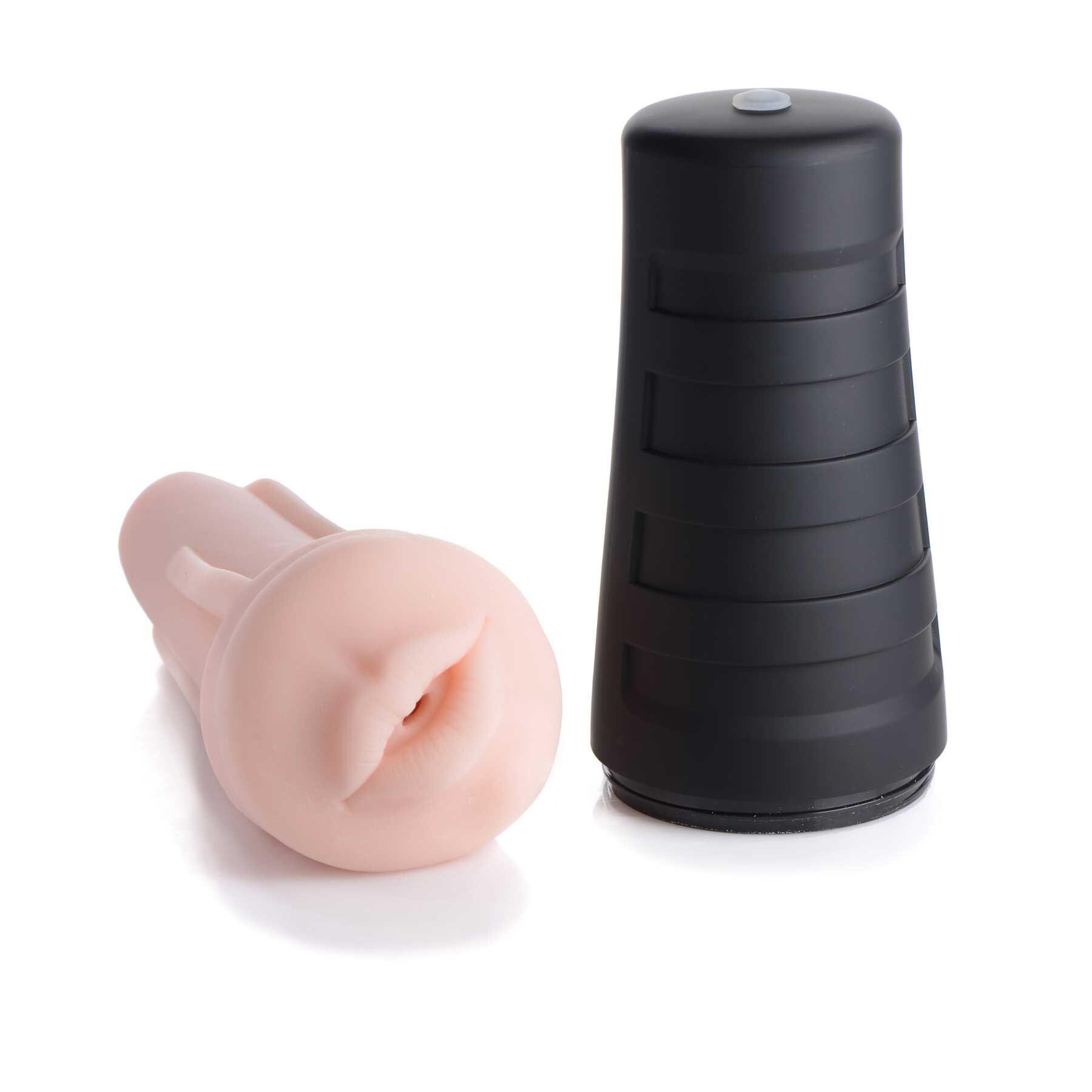 Dani Deluxe Mouth Stroker with sleeve removed from case