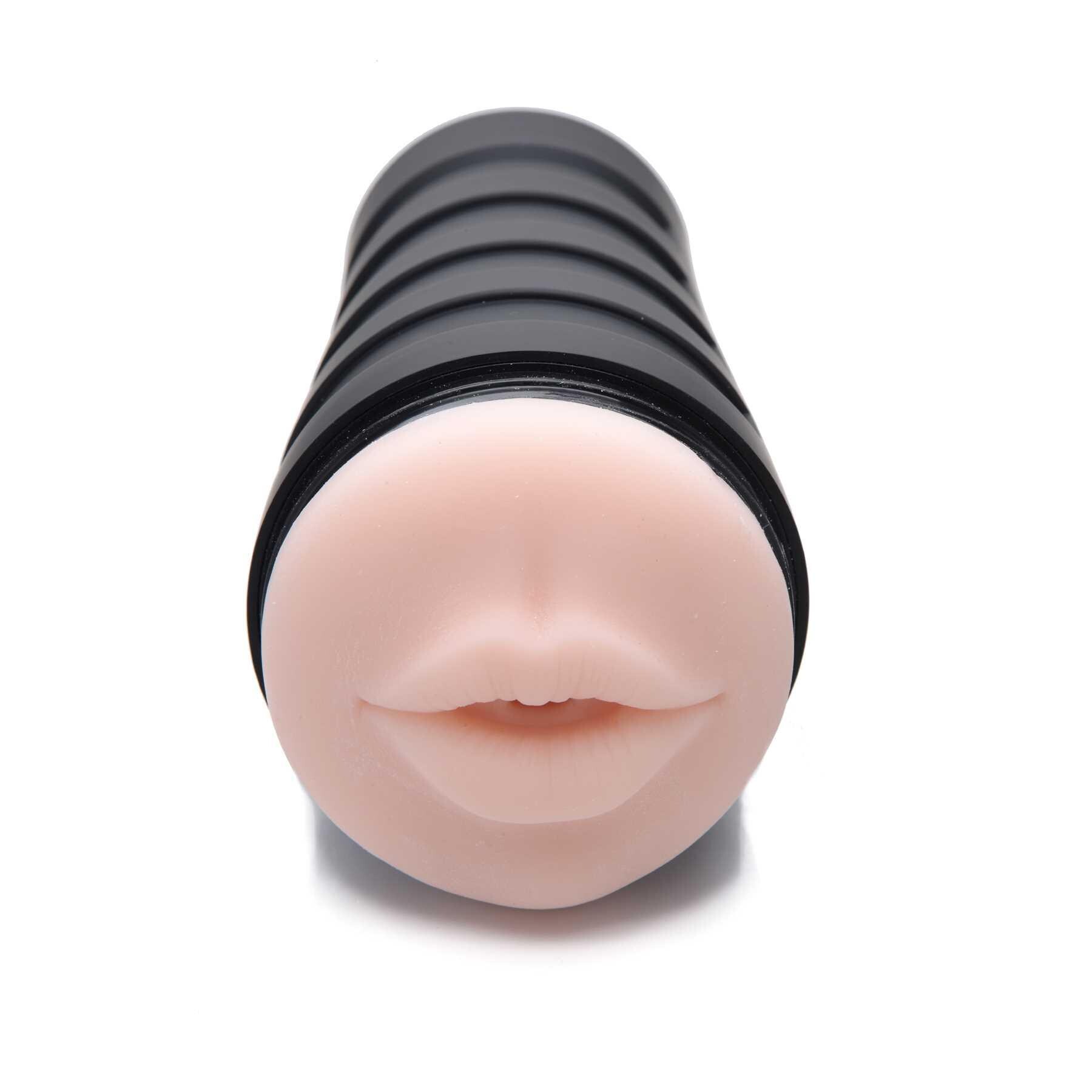 Dani Deluxe Mouth Stroker laying on table