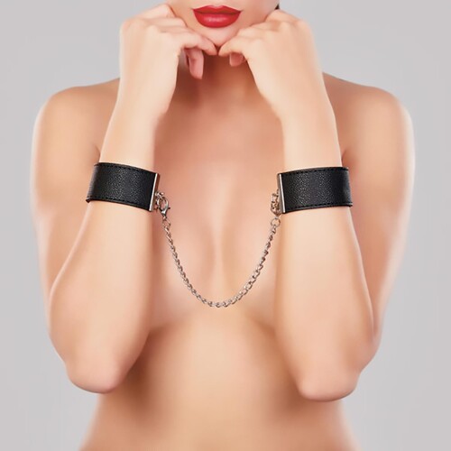 Adore Lust In Love Cuffs on model