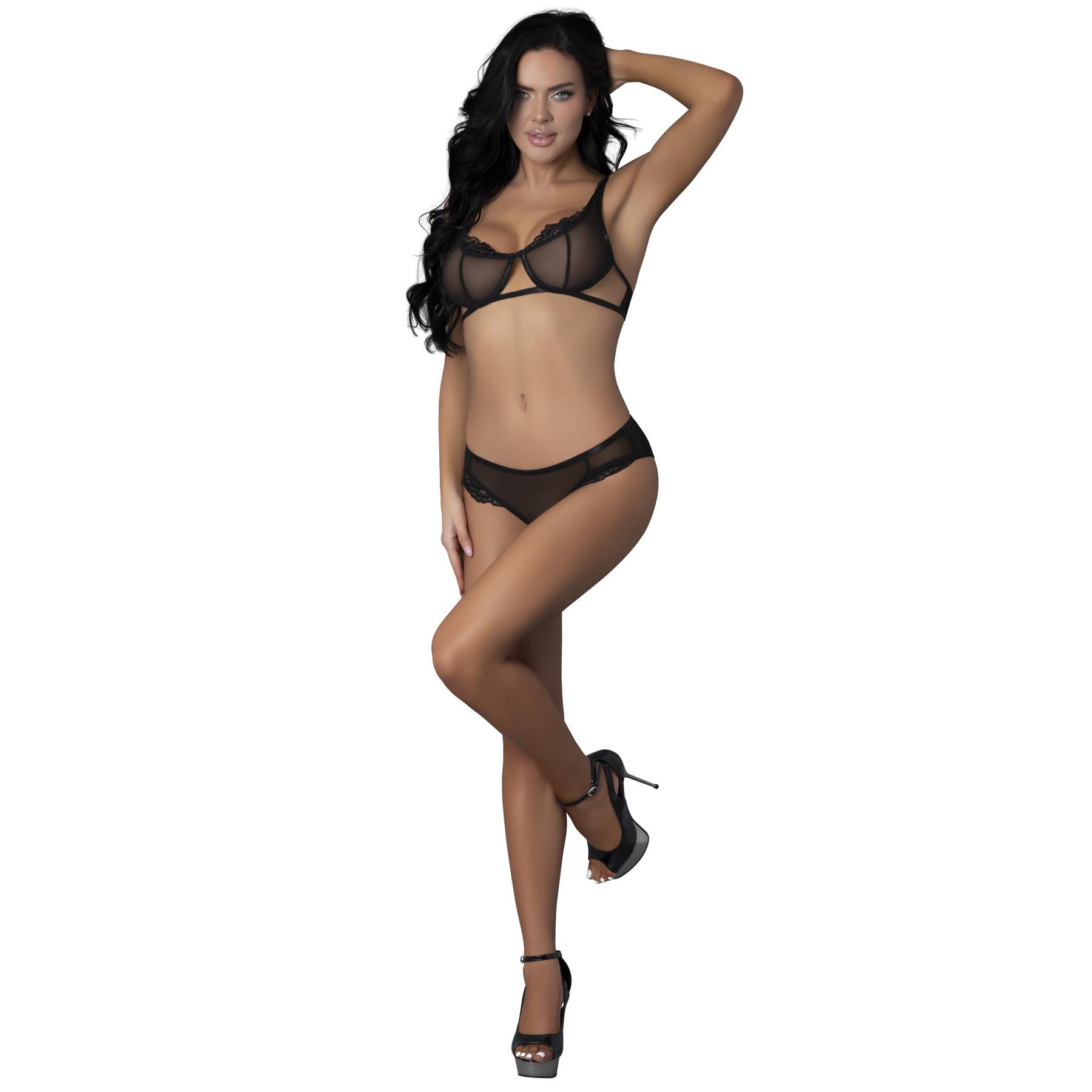 Amie - Bra & Boy Short front