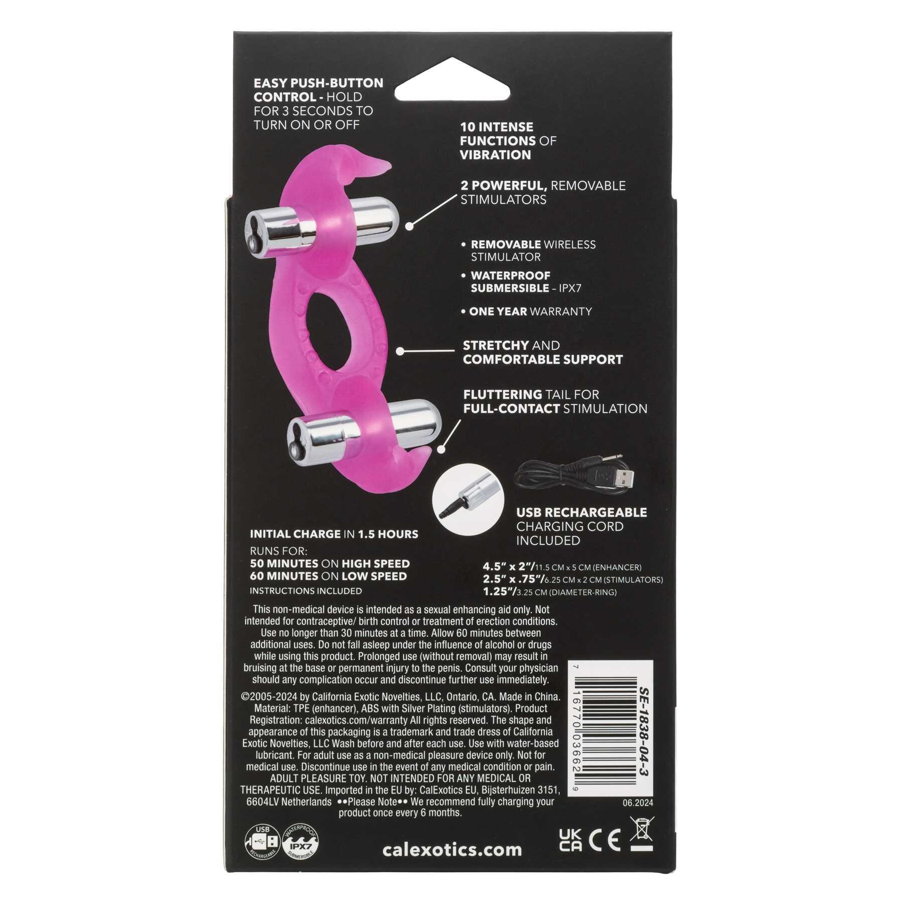 Silicone Triple Orgasm Penis Ring box