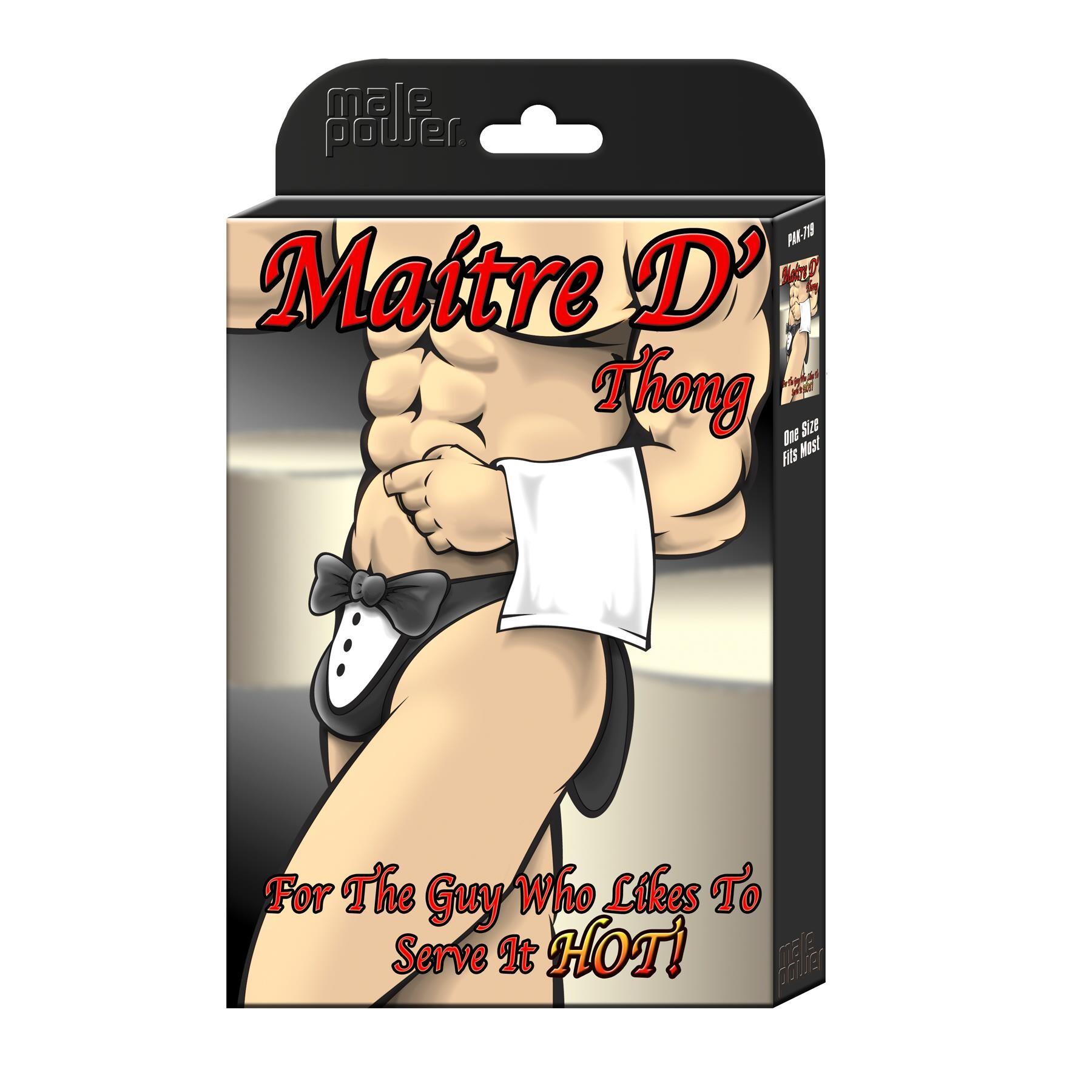 Novelty Matre D' Thong box