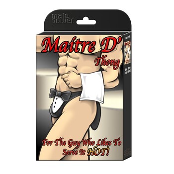 Novelty Matre D' Thong box