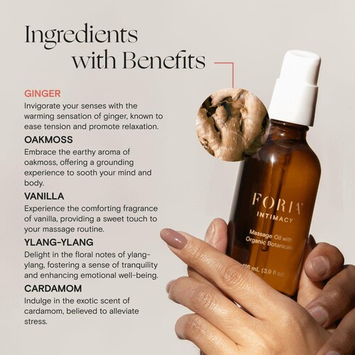 Intimacy Massage Oil with Organic Botanicals