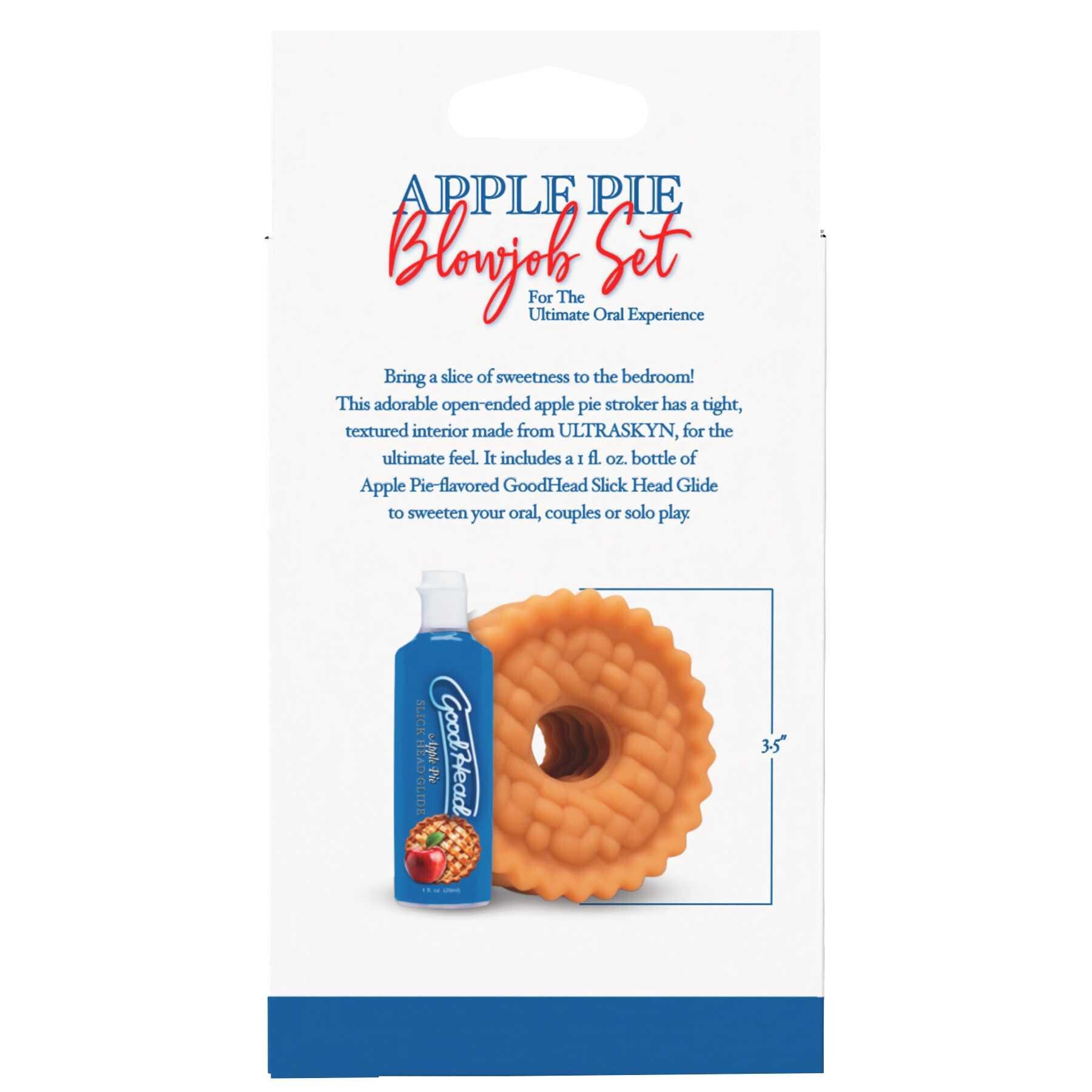 Good Head Apple Pie Blowjob Set packaging