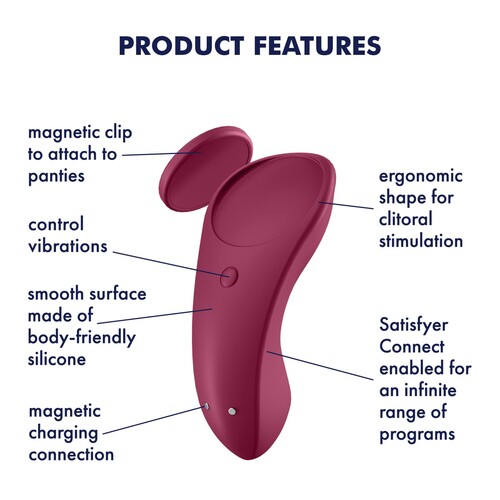 Satisfyer Sexy Secret Panty Vibrator feature
