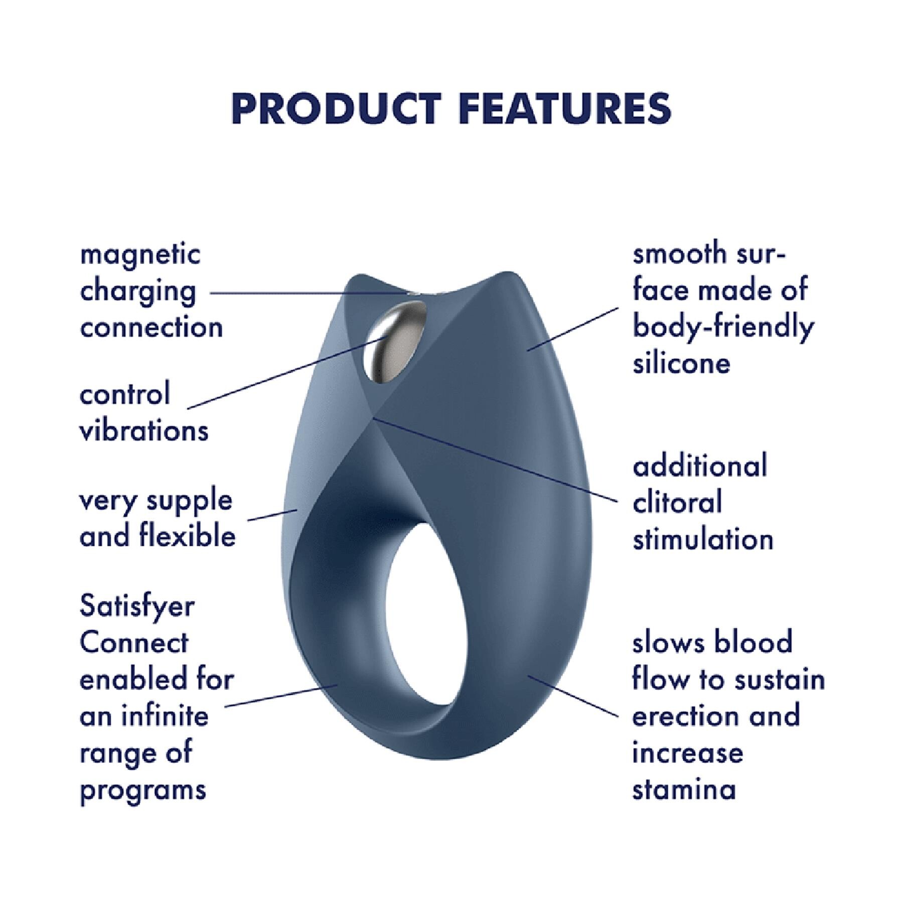 Satisfyer Royal One Penis Ring features