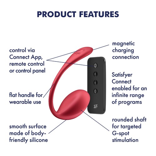 Satisfyer Shiny Petal App Enabled Couples Vibrator with Remote Control features