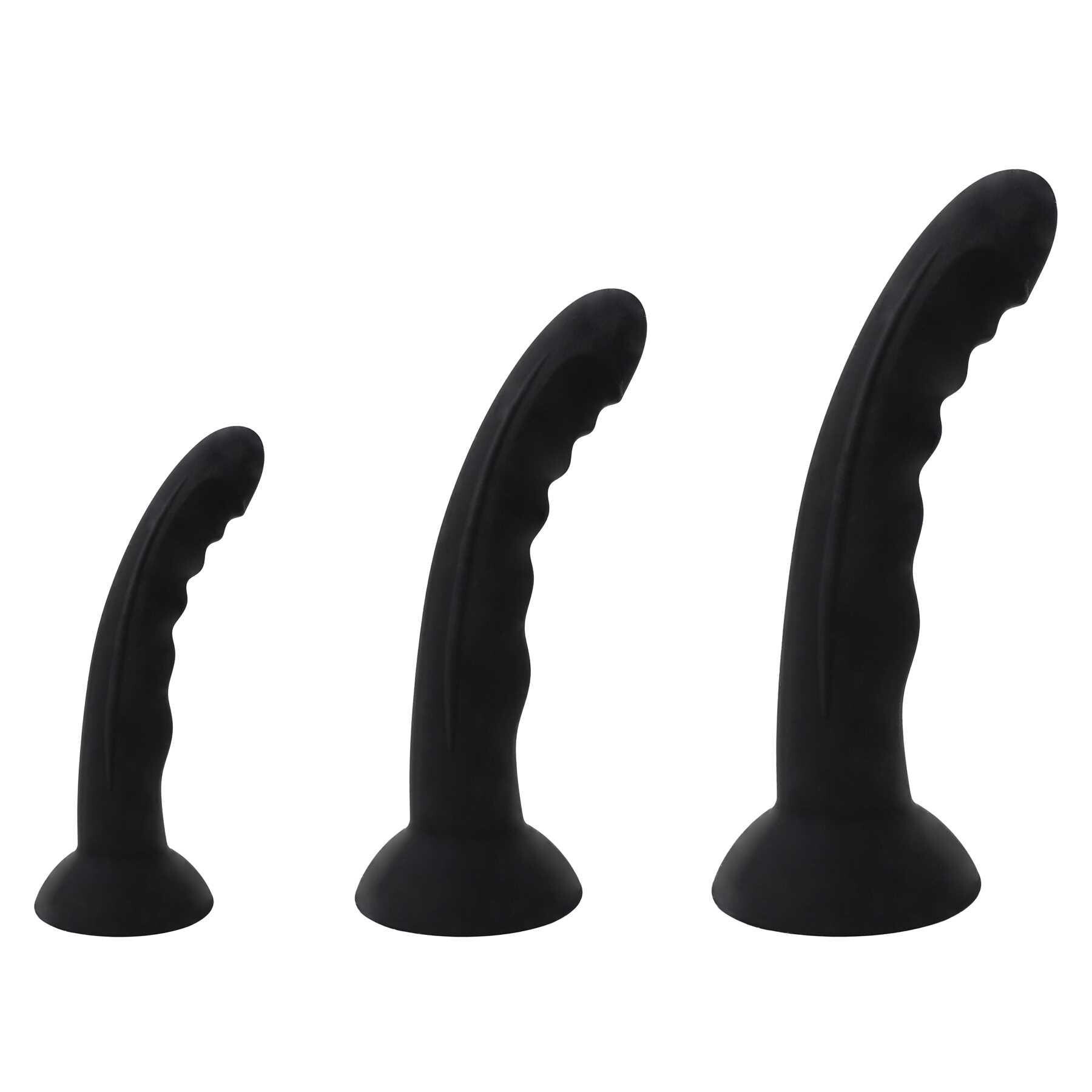 ADAM'S RIDGED TRIO PROSTATE ANAL TRAINER KIT