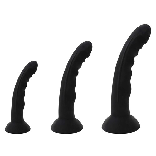 ADAM'S RIDGED TRIO PROSTATE ANAL TRAINER KIT