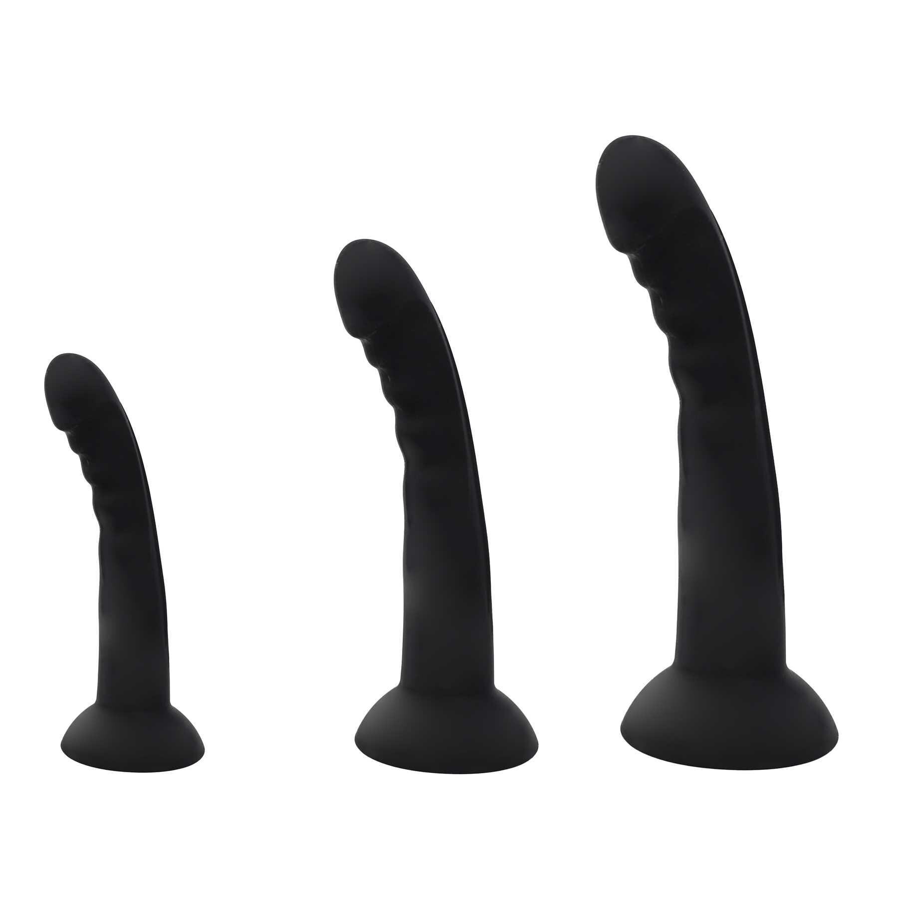 ADAM'S RIDGED TRIO PROSTATE ANAL TRAINER KIT