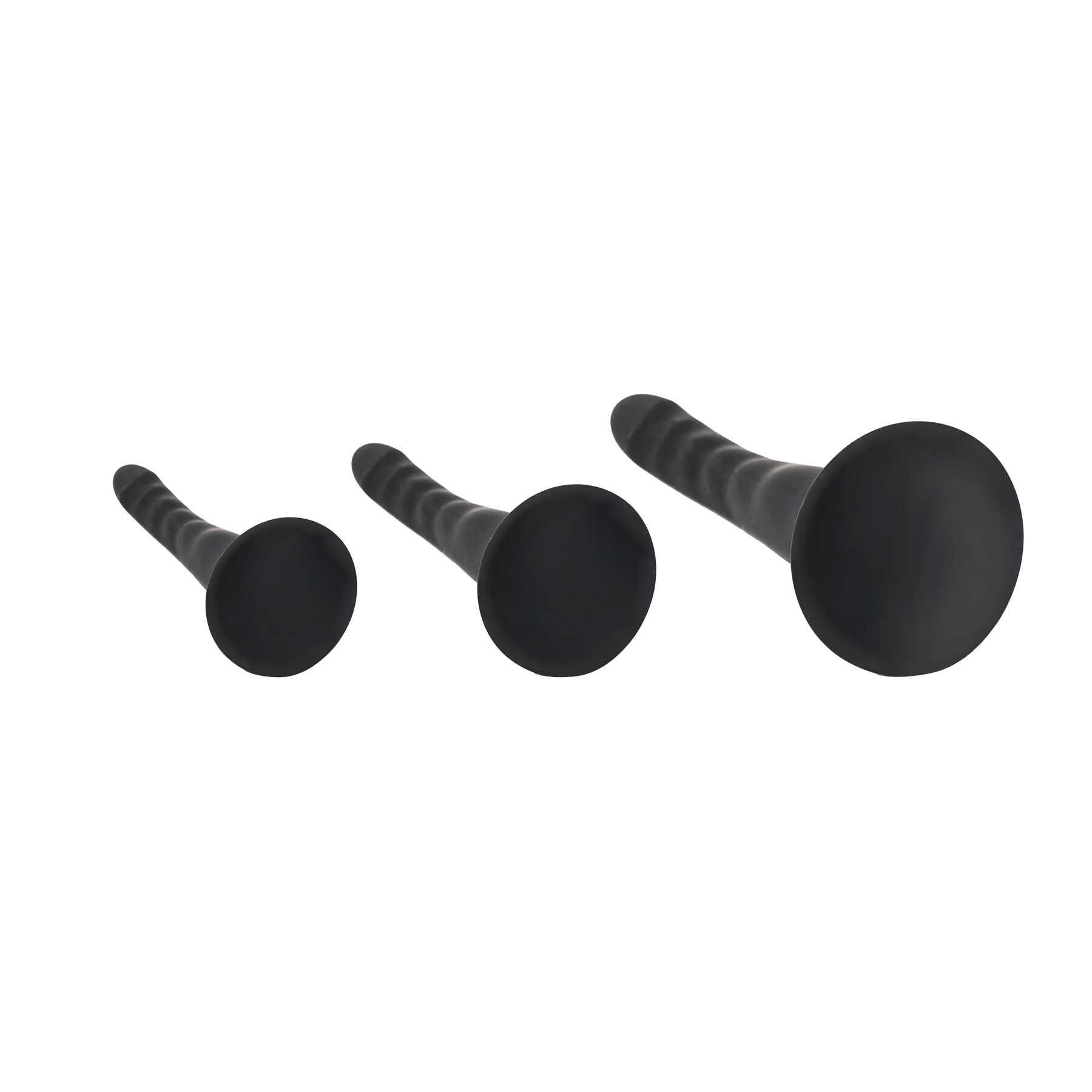 ADAM'S RIDGED TRIO PROSTATE ANAL TRAINER KIT