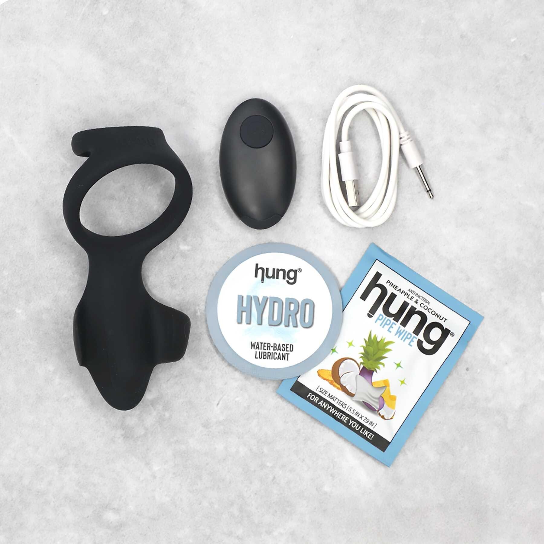HUNG VIBRATING TAINT RING WITH REMOTE CONTROL