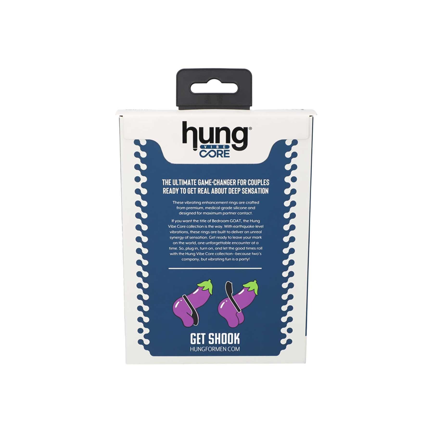 HUNG VIBRATING DOUBLE RING WITH REMOTE CONTROL
