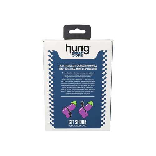 HUNG VIBRATING DOUBLE RING WITH REMOTE CONTROL